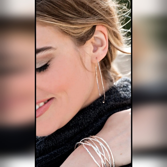 Park Lane Gold Twizzler Threader Earrings. New With Tags - Picture 3 of 4